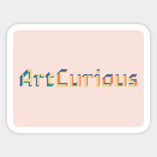 ArtCurious Podcast Main Logo Sticker